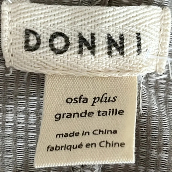 Donni. Sandwash Open Front Longline Cardigan - NEW - OSFA Plus - Picture 5 of 8